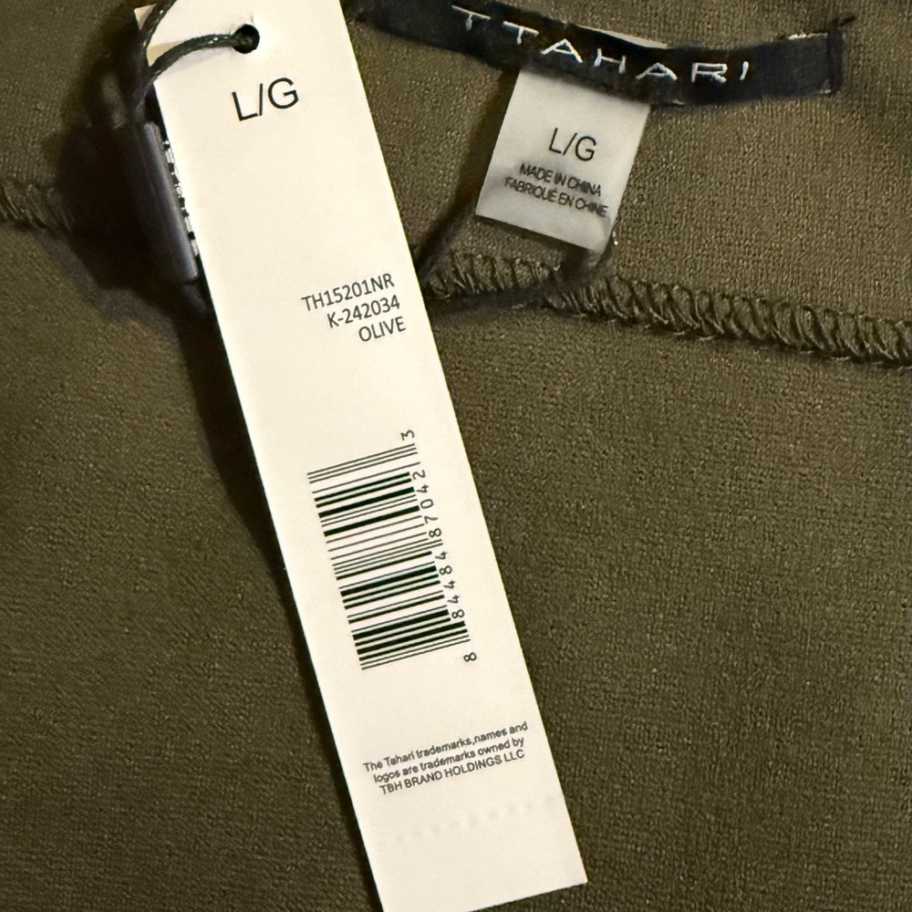 NWT - T Tahari Classic Khaki Pencil Skirt - Size L - Picture 4 of 11
